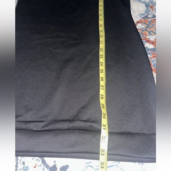 Fabletics Sweatshirt Dress Women Size S Black Tilly Athletic Dress Mini Dress - Picture 13 of 13